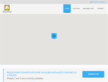 Tablet Screenshot of peacepointdev.com